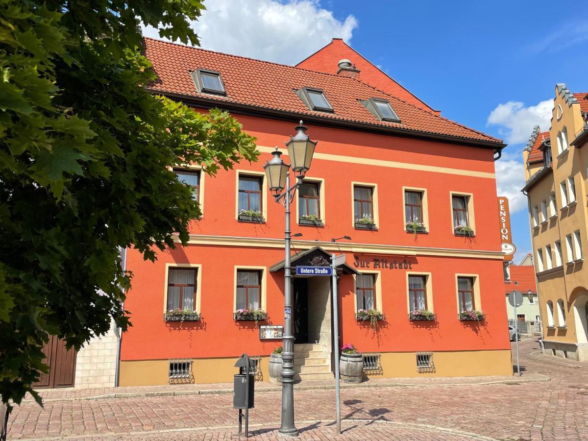 "Zur Altstadt - Am Fusse Der Osterburg" Gaststaette, Pension, Fewo Weida 外观 照片